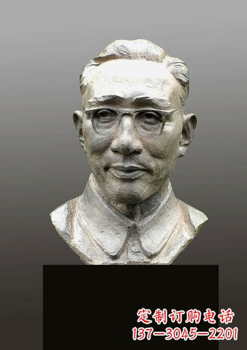 威海中国当代音乐家马可头像雕塑
