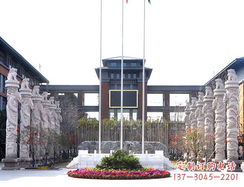威海中国华表雕塑-校园园林广场景观装饰雕塑