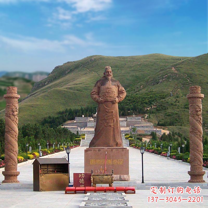 威海中国历史名人大型李世民景观雕塑