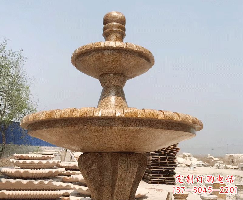 威海中式石雕喷泉