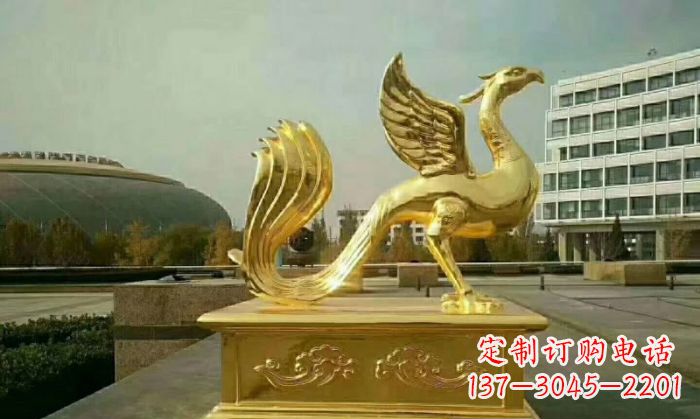 威海朱雀铜雕