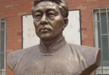 威海徐悲鸿胸像铜雕 