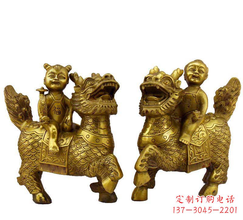 威海铸铜福禄麒麟