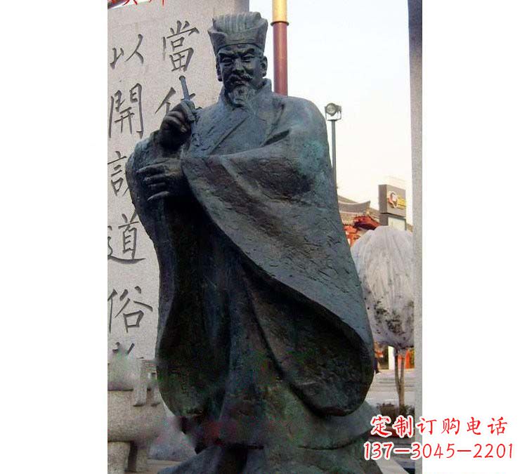 威海铸铜古代名人颜真卿
