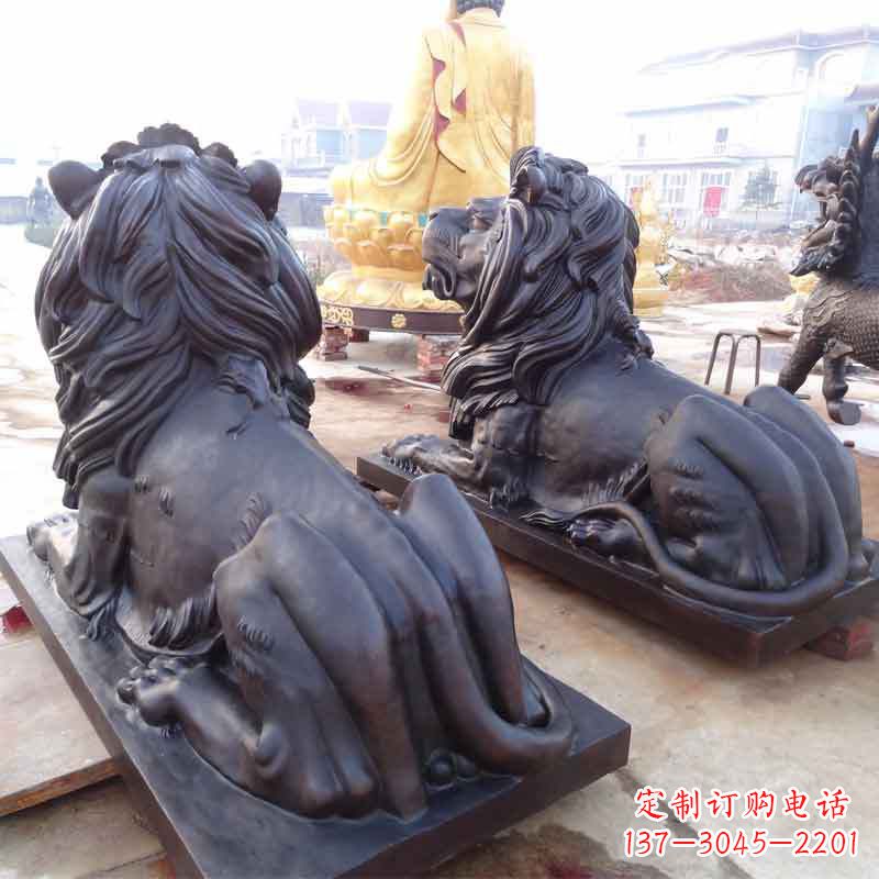 威海铸铜汇丰狮子