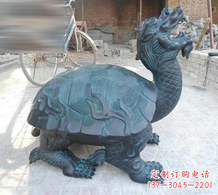 威海铸铜龙龟雕塑222