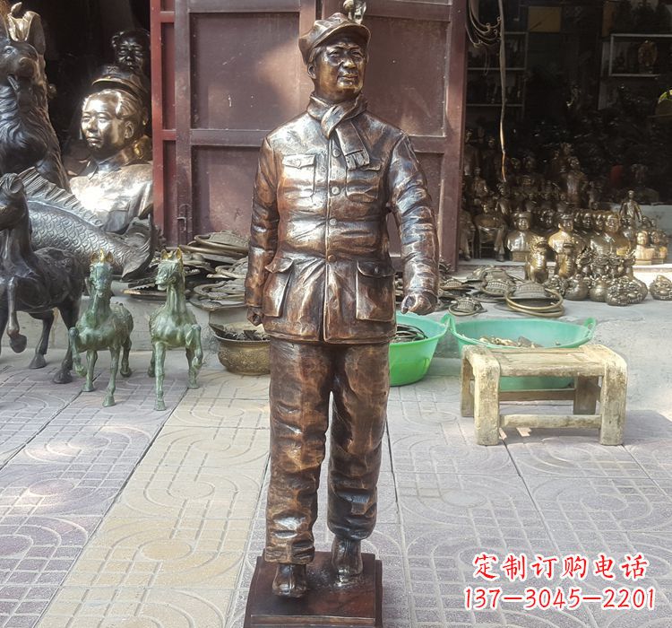 威海铸铜青年时期毛主席