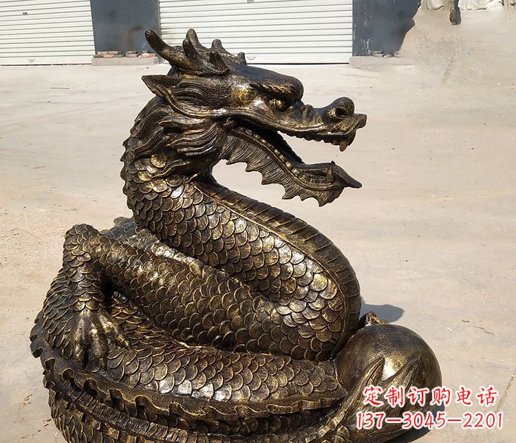 威海铸铜神龙雕塑