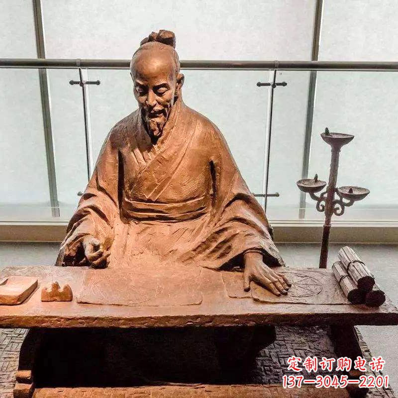 威海祖冲之圆周率情景小品雕塑-中国古代数学家著名历史人物