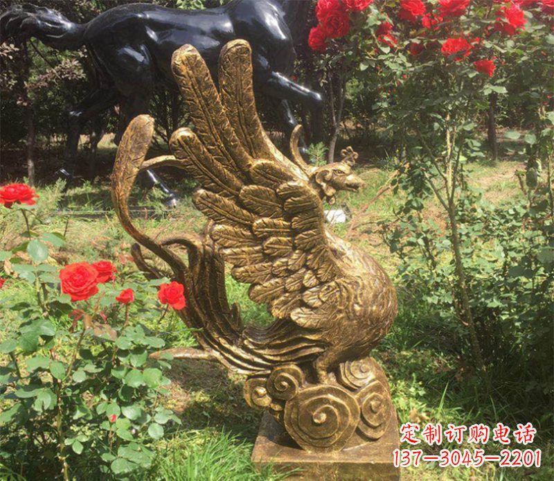 威海金凤凰铜雕