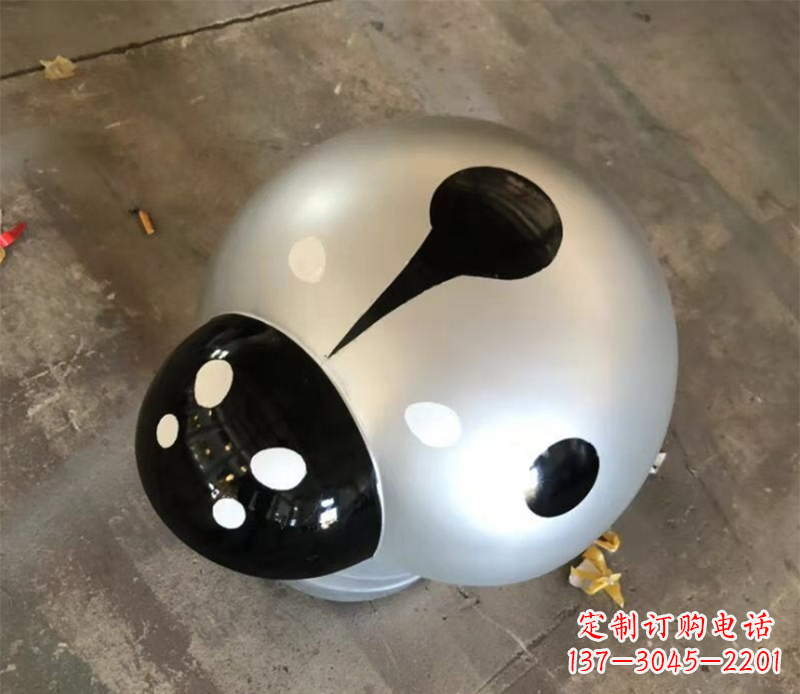 威海瓢虫雕塑不锈钢